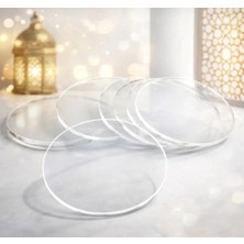 20 Ad. 7 cm Magnet Yapımına Uygun Şeffaf Pleksi Boyanabilir Yüzey