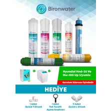 Bironwater Hyundai Su Arıtma Filtre Seti 7li Takım