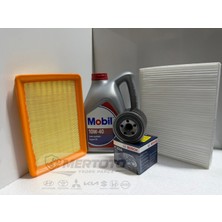 Mobil Hyundai Elentra Benzinli ( 00-05 ) 10W-40 Yağ - Hava- Polen Bakım Seti
