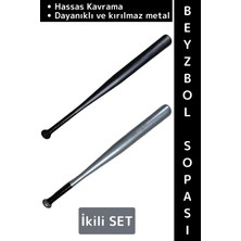 Wintoup #beyzbolsopası Yüksek Kalite Dekoratif Hassas Kavrama Dayanıklı Kırılmaz Şık Metal Baseboll Sopası