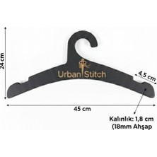 Ardel Lüks Gardırop Serisi 1. Sınıf Premium 18MM Butik Elbise Askısı - Kişiye Özel Lazer Kazıma 10 Adet