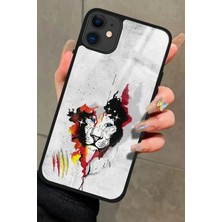 Snacase  Apple iPhone 12 Uyumlu Aslan Tasarımlı Parlak Silikon Kılıf