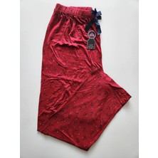 Lady Queen Likralı Ring Viskon Battal Beden Pijama Altı 6020