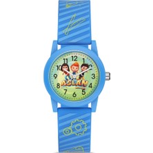David Guner Davıd Guner Aslan Buluşçu Çocuk Saati - Mavi - DG-8685LA-H3