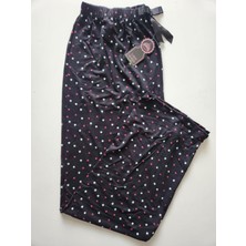 Lady Queen Likralı Ring Viskon Battal Beden Pijama Altı 6020