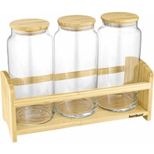 Feyza Design Şık 4 Parça Standlı Baharatlık Seti, Modern ve Kullanışlı Tasarım