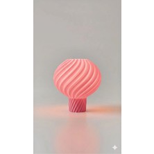 Rivon Desing Gonza Spiral Tek Renk Abajur