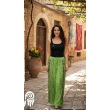 Fibula Bohem Otantik ve Mistik Işlemeli Standart Beden Kapama Şalvar Pamuk Pantolon 36-46 Bedenler Arası Olurbedenlerarasi