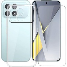 Teleplus Xiaomi Poco F8 Pro Kılıf Tpu Kamera Korumalı Silikon ve Nano Ekran Koruyucu