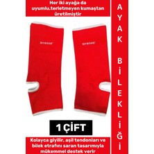 Wintoup #ayakbilekliği Her Iki Ayak Ile Uyumlu Sakatlık Önleyici Esnek Kumaş Sporcu Ayak Bilekliği M Beden