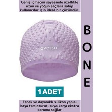 Wintoup #bone Su Sızdırmaz Esnek Yumuşak Silikon Havuz Deniz Yüzme Kulağa Su Geçirmez Büyük Beden Saç Bonesi