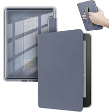 Amazon Kindle 11. Nesil Basic 6″ E Kitap Okuyucu Kılıfı Şeffaf Tutacaklı