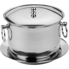 Feyza Design Paslanmaz Çelik Buz Kovası, Soğuk Tutma, Şık ve Dayanıklı Tasarım