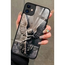 Snacase  Apple iPhone 11 Uyumlu Melek Tasarımlı Parlak Silikon Kılıf