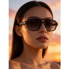 MonCherietr Blake Unisex UV400 Korumalı Siyah Güneş Gözlüğü