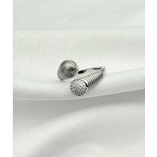 SY Aksesuar Çelik Silver Tasarım Yüzük