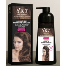 Yk7 Kozmetik Yk7  Beyaz Kapatıcı (Karamel 7.7) Şampuan 300 Ml.