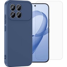 Teleplus Xiaomi Redmi K90 Kılıf Mara Lansman Kamera Korumalı Silikon ve Nano Ekran Koruyucu