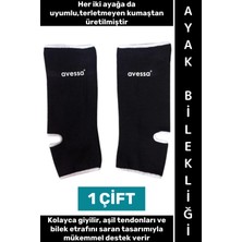 Wintoup #ayakbilekliği Her Iki Ayak Ile Uyumlu Sakatlık Önleyici Esnek Kumaş Sporcu Ayak Bilekliği M Beden