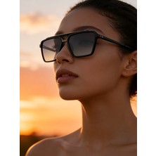 MonCherietr Obsidian Unisex UV400 Korumalı Siyah Güneş Gözlüğü