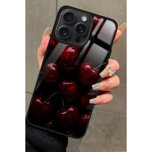 Snacase  Apple iPhone 11 Pro Uyumlu Kiraz Tasarımlı Parlak Silikon Kılıf