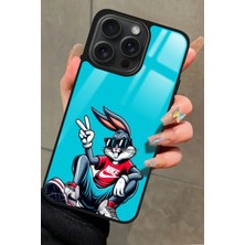 Snacase  Apple iPhone 11 Pro Max Uyumlu Bugs Bunny Tasarımlı Parlak Silikon Kılıf