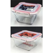 Feyza Design 2'li Borcam Saklama ve Fırın Kabı Seti 860-2400 Cc, Dayanıklı ve Şık Tasarım