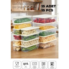 Feyza Design Çift Kapasiteli Saklama Kabı Seti, Mikrodalga ve Derin Dondurucu Uyumlu