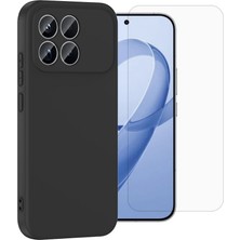 Teleplus Xiaomi Redmi K90 Kılıf Mara Lansman Kamera Korumalı Silikon ve Nano Ekran Koruyucu