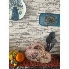 Feyza Design Şık Ahşap Dekoratif Kaşıklık, Ev Dekoru ve Hediye Seçeneği