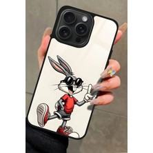 Snacase  Apple iPhone 11 Pro Max Uyumlu Bugs Bunny Tasarımlı Parlak Silikon Kılıf