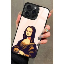 Snacase  Apple iPhone 11 Pro Max Uyumlu Mona Lisa Tasarımlı Parlak Silikon Kılıf