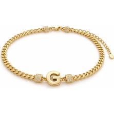 Venüs Design Çelik Harf Bileklik