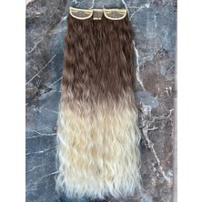 Aura Peruk Platin Ombreli Yoğun  Dalgalı  YARIMAY2YAN Çıtçıt  Modelimiz