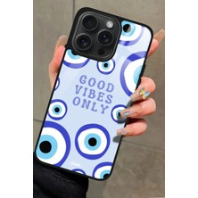 Snacase  Apple iPhone 11 Pro Max Uyumlu Motivasyonlu Nazar Boncuğu Tasarımlı Parlak Silikon Kılıf