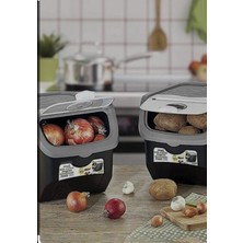 Feyza Design 12 Lt Mercan Soğan ve Patates Saklama Kabı, 2'li Set