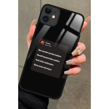 Snacase  Apple iPhone 11 Uyumlu Sezen Aksu Şarkı Sözü Tasarımlı Parlak Silikon Kılıf
