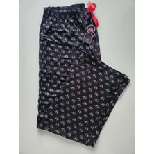 Lady Queen Likralı Ring Viskon Battal Beden Pijama Altı 6020