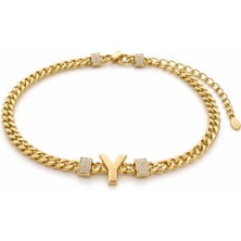 Venüs Design Çelik Harf Bileklik