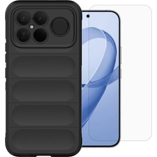 Teleplus Xiaomi Redmi K90 Pro Max Kılıf Etnik Kamera Korumalı Silikon ve Nano Ekran Koruyucu