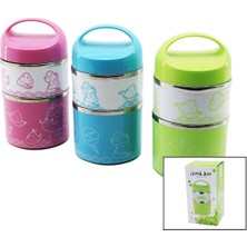 Feyza Design Renkli 2’li Sefer Tası ve Saklama Kabı, 930 Ml, Şık ve Kullanışlı