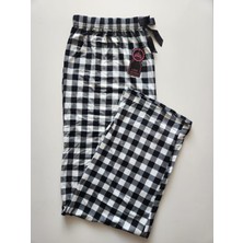 Lady Queen Likralı Ring Viskon Battal Beden Pijama Altı 6020