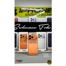 Farklı İletişim Iphone 15 Pro Max Için Uyumlu 17 Pro Max Dönüşüm Kılıfı Logolu Premium Kalite