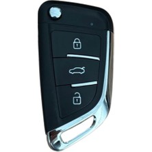 Autohan Keys Universal Sustaıı 3 Butonlu Akıllı Kodlanabilir Oto Kumanda, Bmw Tipi, 433 Mhz Frekans