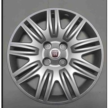 Yk Fiat Doblo / Albea / Palio Uyumlu 14 Inç Jant Kapağı 4'lü Takım Amblem Hediyeli