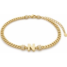 Venüs Design Çelik Harf Bileklik