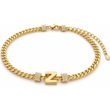 Venüs Design Çelik Harf Bileklik