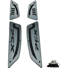 Honda Pcx 125 2025-2026 Basamak Paspas Seti Metal Modifiye Titanyum Renk