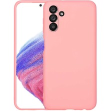Egstech Samsung Galaxy M14 Kılıf Lansman Premium Kadife Kaplama Lens Korumalı Soft Silinebilir Arka Kılıf