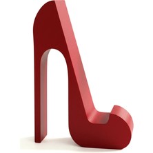 Usin Kırmızı Topuklu Ayakkabı Masa Üstü Cep Telefonu Tablet Tutucu Tutacağı Standı US-T002